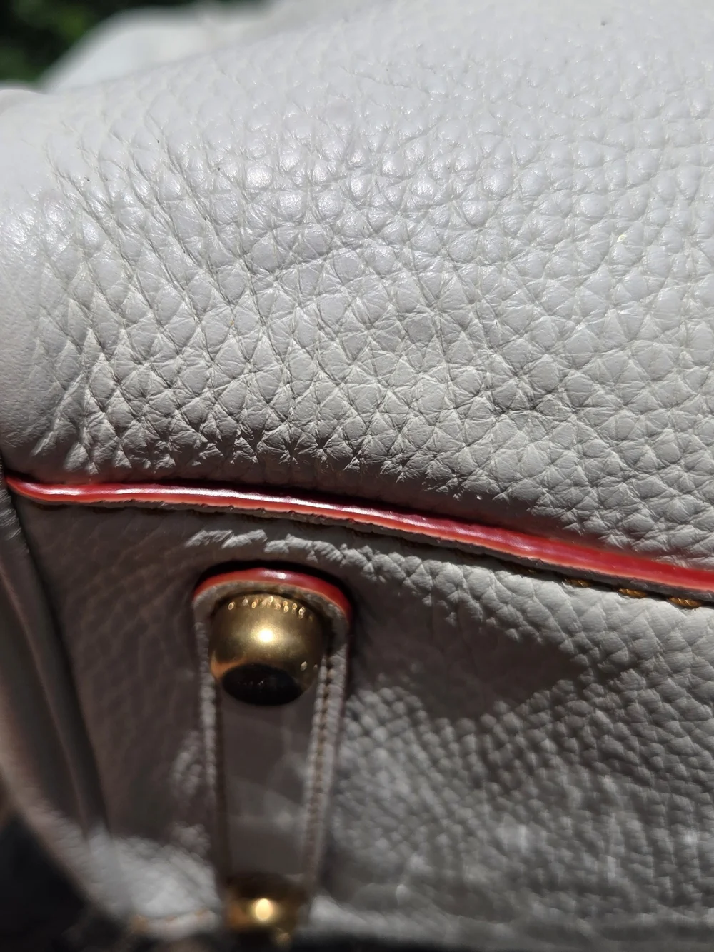 Coach 1941 ROGUE Satchel in Chalk Ivory-Pebbled Glovetanned Leather